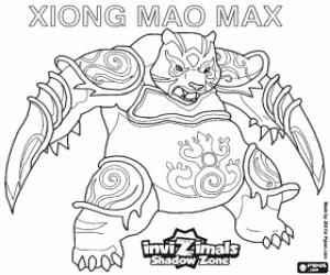 Xiong Mao Max, Invizimals Shadow Zone kleurplaat