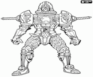 Zurgane, Power Rangers Ninja Storm kleurplaat