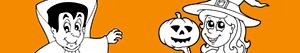 Halloween feest kleurplaten