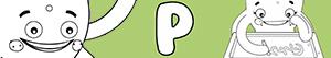 Meisjesnamen met P kleurplaten