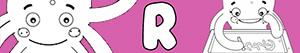 Meisjesnamen met R kleurplaten