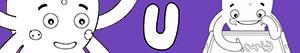 Jongensnamen met U kleurplaten