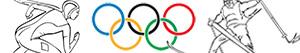 Olympische Winterspelen kleurplaten