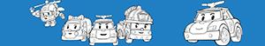 Robocar Poli kleurplaten